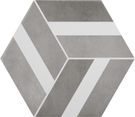 Керамогранит Six Cementine Bari Grey 23x27