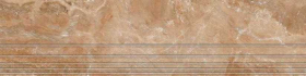 GSR0201 Ступень Магма Коричневый светлый глазурованный 120x30