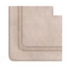 Бордюр Terrace Antislips Natural Series Наружный угол закругленный Pool Garden Beige Handle 30x30