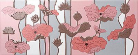 Декор Городские цветы Розовыйх8 20x50
