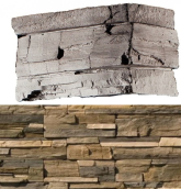 205-45 Искусственный камень Фьорд Лэнд Коричневыйx10 26.5x10