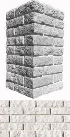310-05 Искусственный камень Алтен брик Белый 18.5x5.5
