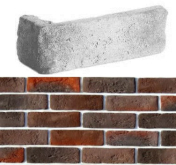 Искусственный камень Кельн брик 321-45 бежево-коричневый 20x6.5