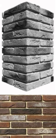384-65 Искусственный камень Остия брик Каштановый 26.5x4.9