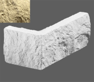 Искусственный камень Анкона Угловой элемент в цвет фона 27x9.5