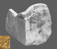 Искусственный камень Бергамо Угловой элемент 050