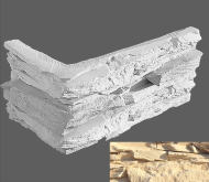 Искусственный камень Леонардо Угловой элемент 065