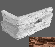 Искусственный камень Леонардо Угловой элемент 890