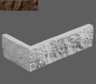 Искусственный камень Неаполь Угловой элемент 709 9.4/20x5.2x1.2
