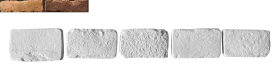 Искусственный камень Орлеан Тычок 440 12-14x7-8x1,7