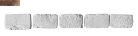 Искусственный камень Орлеан Тычок 444 12-14x7-8x1,7