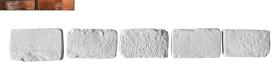 Искусственный камень Орлеан Тычок 490 12-14x7-8x1,7