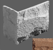 Искусственный камень Турин Угловой элемент 915 17,6/7,4(26/12,5)x14.5x3