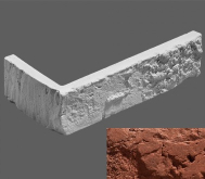 Искусственный камень Прованс Угловой элемент 408/11x6.5x1.6 23.5x6.5