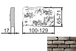 Искусственный камень Марсель Тычковый элемент 306