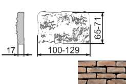 Искусственный камень Марсель Тычковый элемент 303