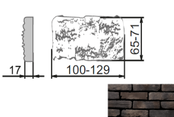 Искусственный камень Марсель Тычковый элемент 307