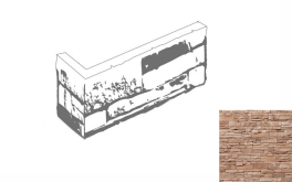 Искусственный камень Валенсия Угловой элемент 403 21x10