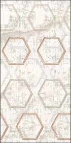 589002003 Декор Apulia Oro Hexagone 31.5x63