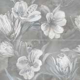 588912003 Панно Opale Grey Flower Компл. из 2х шт.