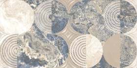 Декор Ричмонд Синий D1 60x30