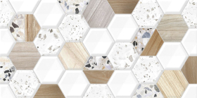TWU09BLB014 Плитка Bilbao Hex Рельеф 50x24.9