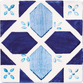 Декор Provenza Dec.Castellon Azul Blanco 13x13