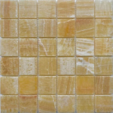 Мозаика Каменная Honey onyx из оникса полированная 48x48x8 30.5x30.5
