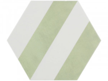 Керамогранит Meraki Stripe Verde Mate 19.8x22.