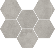 Декор Expo Grey Mosaico Hexagon 620110000173 25x29