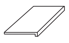 Ступень Da Vinci White Scalino 60 Front 620070002300 60x33