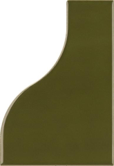 Плитка Curve Garden Green Gloss 8.3x12