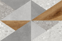 Декор Vision Светло-Серая Геометрия Матовая 40x27