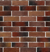 Искусственный камень Сити брик Коричневый 24x7