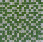 Мозаика Стекло микс Зеленый мелкий микс стекло 30x30