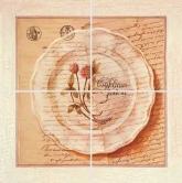 Декор Herbarium 3 из 4х плиток 20x20