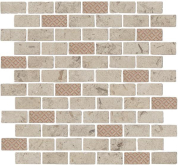 MBD015 Мозаика Про Лаймстоун Антика 3 Мозаичный Бежевый Матовый Натуральный