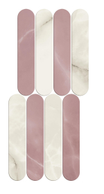 620110000163 Мозаика Symphonyx Crystal - Rose Mosaic Ellipse Lap 56x23.5