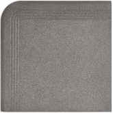 4122 Ступень Бетонная Плитка Угловая 412 Серый-кварц 32.5x32.5