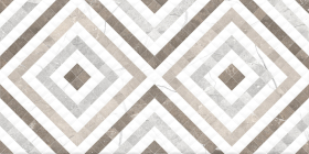 GT123VG Плитка Siluet Белая орнамент 50x25