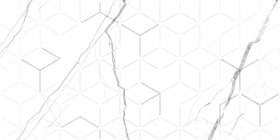 GT124VG Декор Siluet Белый 50x25