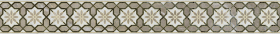 VT/A572/11000R Бордюр Серенада 2 Глянцевый Обрезной 60x7.2