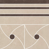 ID108T Декор Версаль Бежевый наборный 3 9мм 30x30