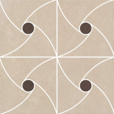 ID109T Декор Версаль Бежевый наборный 9мм 30x30