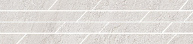 SG144/003T Бордюр Гренель Серый светлый мозаичный 9мм 46.8x9.8