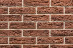13.24.Р Искусственный камень Кирпич Римский Темно-терракотовый 5.0-5.2x20.3 5x20.3