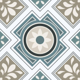 730487 Керамогранит Faenza Белый 45x45