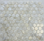 PIX751 Мозаика Каменная из натурального перламутра HEX25x2 28.5x29.5