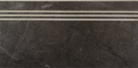 Ступень Gris Mramor Versace Gold с насечками 60х30