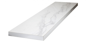 Ступень Saturio Glacier угловая с капиносом 33x120